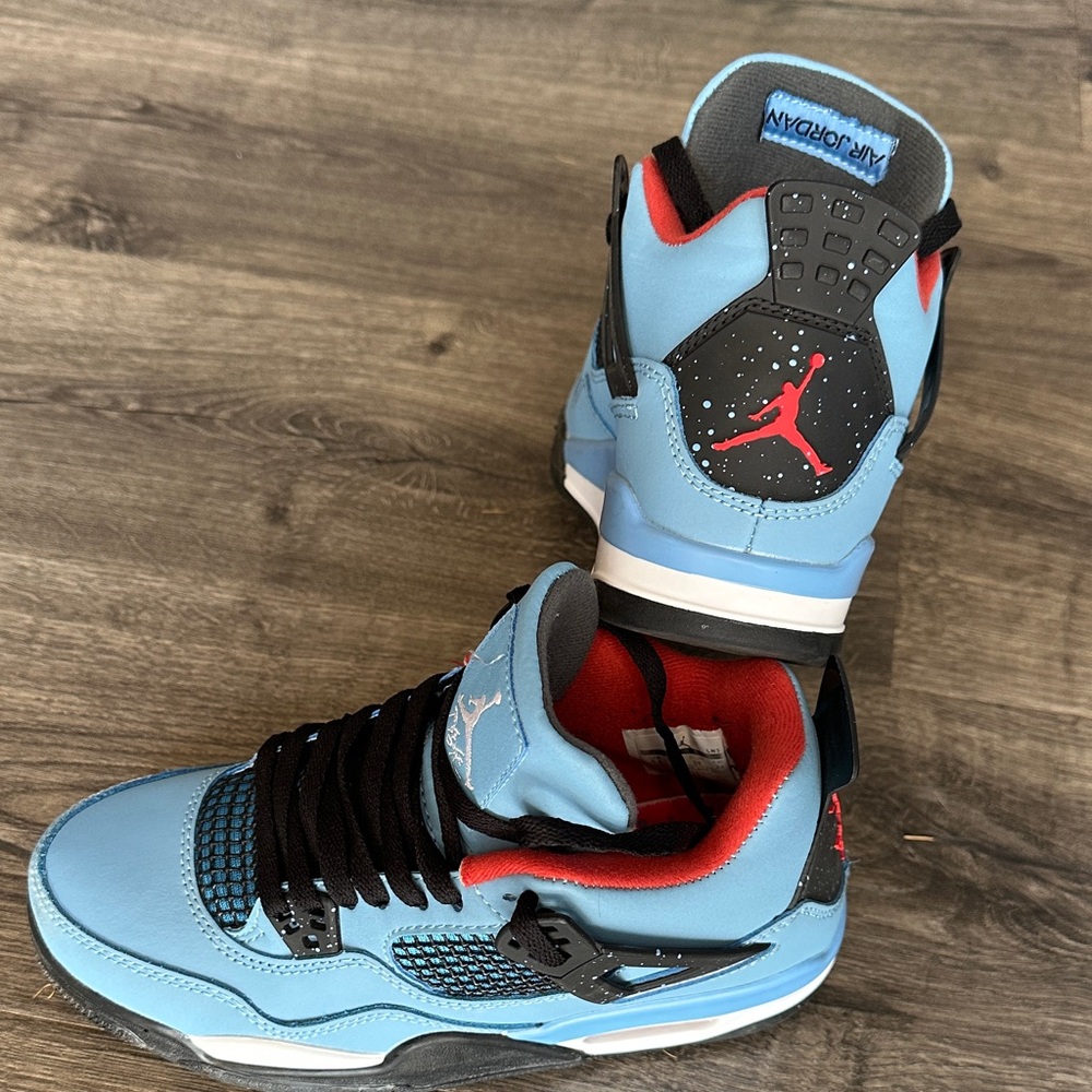 Nike Kids Blue Cactus Jack Air Jordan 4 Retro